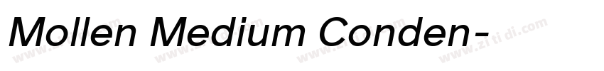Mollen Medium Conden字体转换 Mollen Medium Conden字体转换